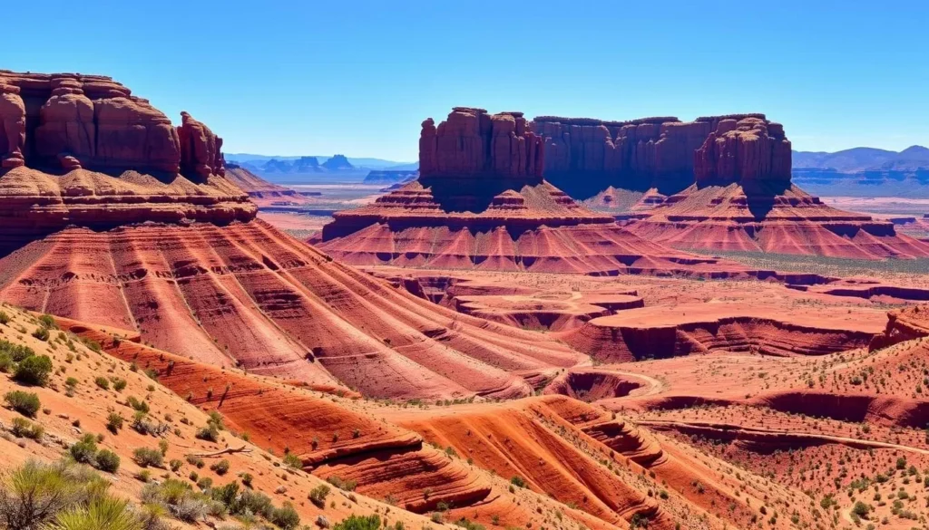 Colorado National Monument with red rock formations near Grand Junction Colorado National Monument with red rock formations near Grand Junction