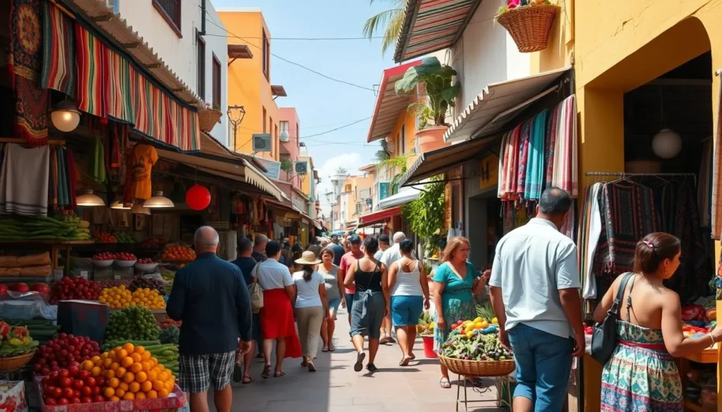 Colorful local market in downtown Zihuatanejo, showcasing shopping as one of the best things to do in Zihuatanejo Mexico Colorful local market in downtown Zihuatanejo, showcasing shopping as one of the best things to do in Zihuatanejo Mexico