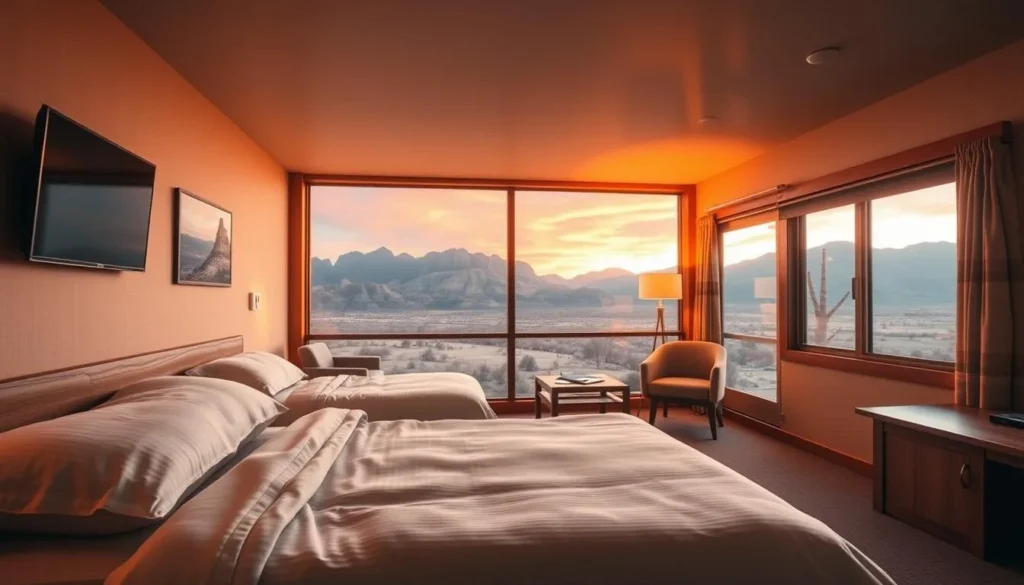 Comfortable accommodations in Battlement Mesa with mountain views