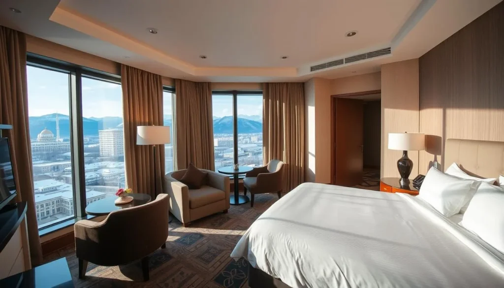 Comfortable hotel accommodation in Krasnoyarsk with mountain views Comfortable hotel accommodation in Krasnoyarsk with mountain views