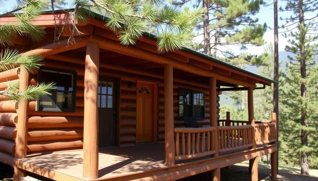 Cozy cabin accommodation near Fort Stanton Snowy River Cave Area