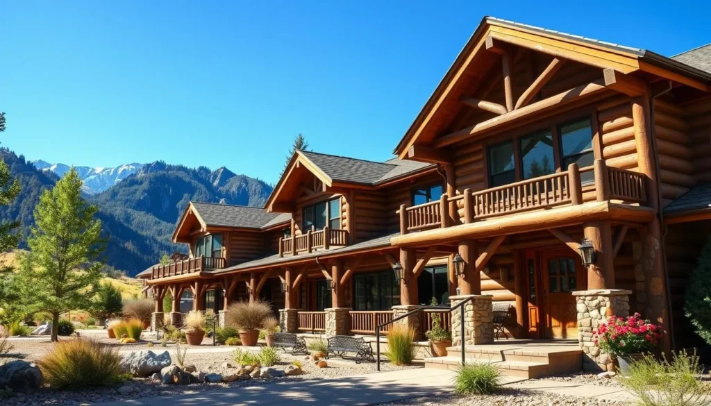 Cozy mountain lodge in Ouray with mountain views
