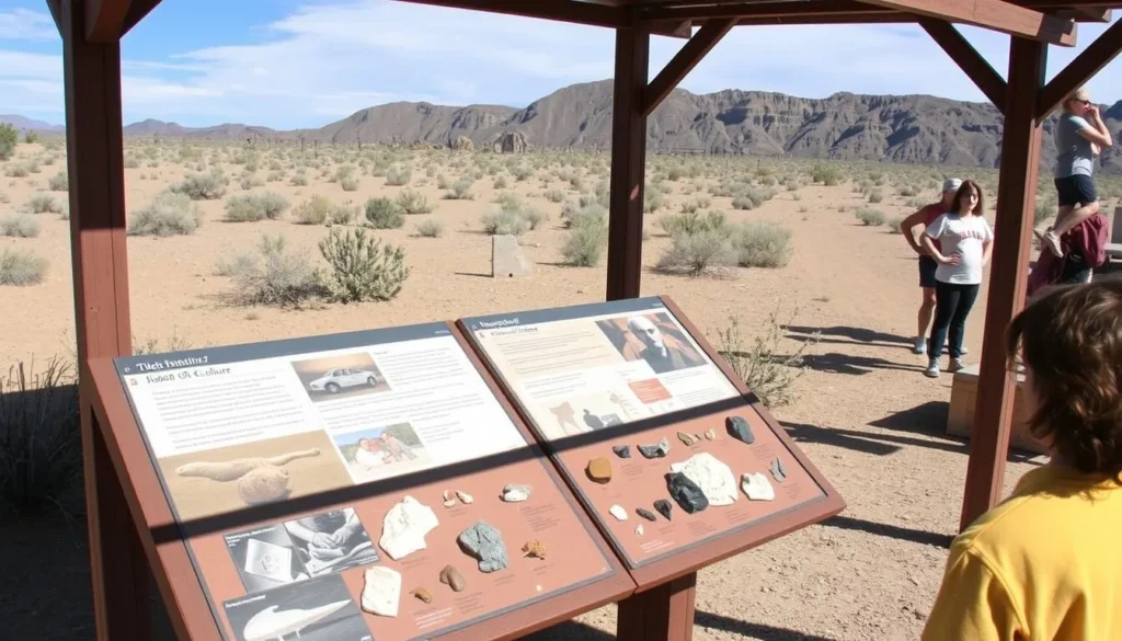 Cultural event at Big Bend of the Colorado State Recreation Area Nevada with educational displays about local history Cultural event at Big Bend of the Colorado State Recreation Area Nevada with educational displays about local history