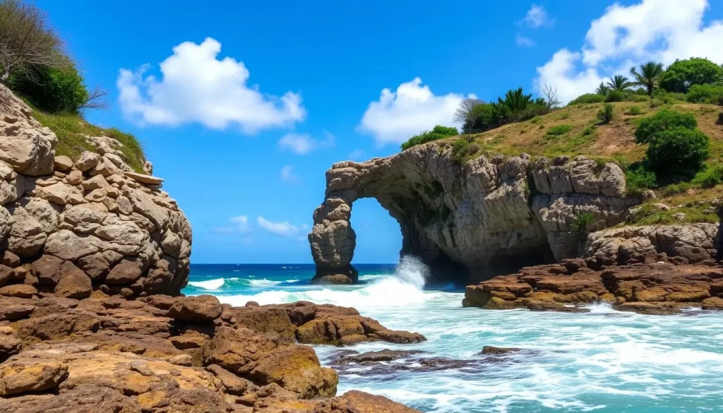 Devil's Bridge National Park during ideal visiting season with perfect weather conditions Devil's Bridge National Park during ideal visiting season with perfect weather conditions