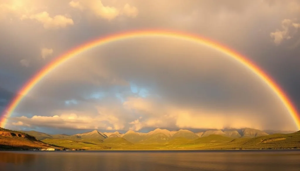 Double rainbow over Green Mountain Reservoir after a summer storm Double rainbow over Green Mountain Reservoir after a summer storm
