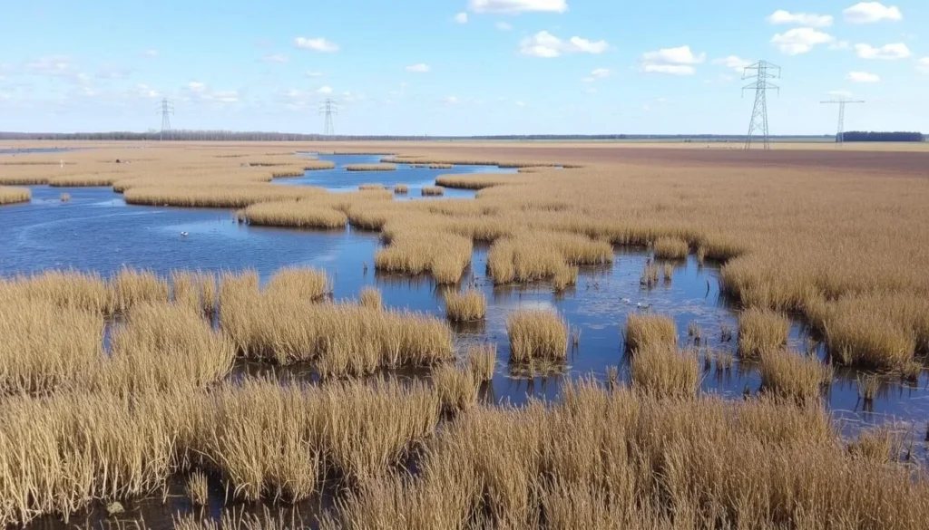 Emiquon National Wildlife Refuge near Rice Lake State Park