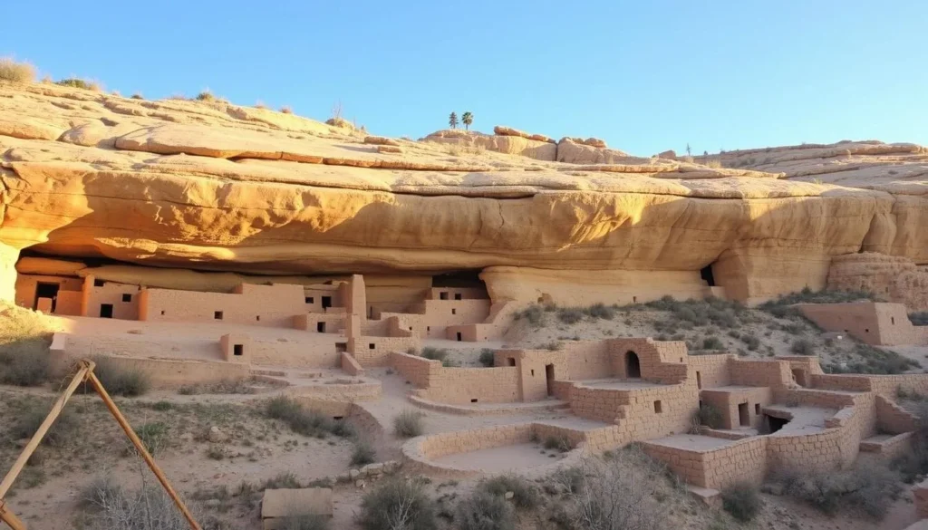 Gila Cliff Dwellings National Monument near Jordan Hot Springs