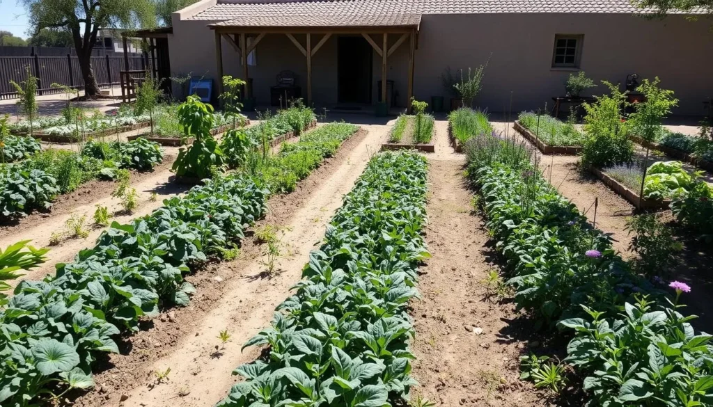 Heritage garden at William B. Ide Adobe State Historic Park with period-appropriate plants