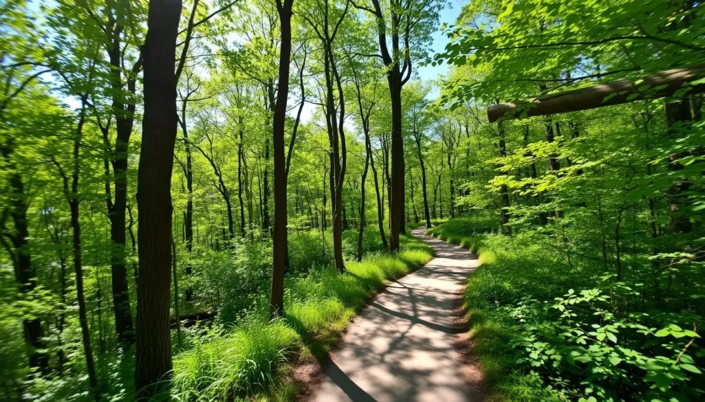 Hiking trails near Tussey Mountain Pennsylvania with forest scenery Hiking trails near Tussey Mountain Pennsylvania with forest scenery