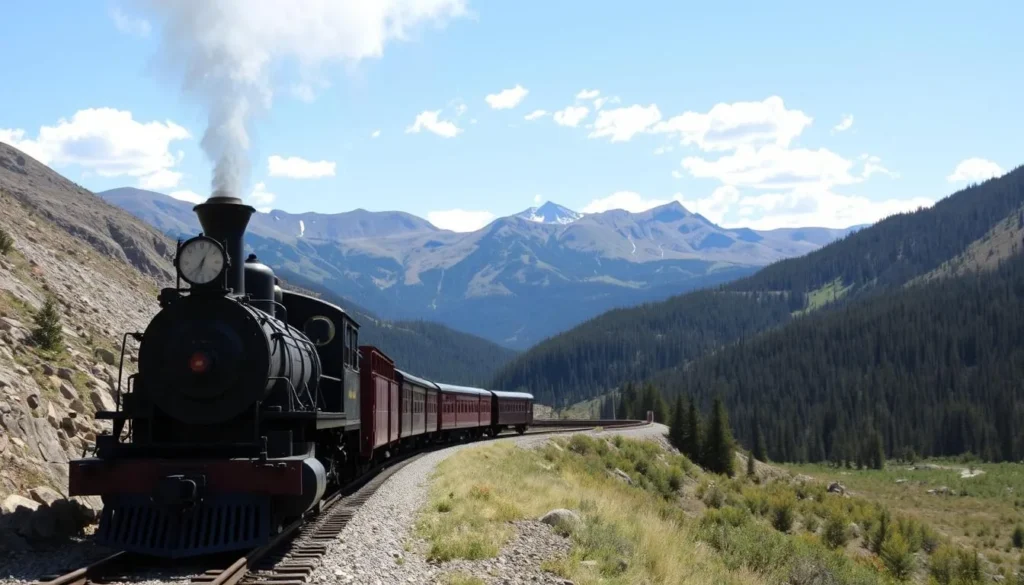 Historic Georgetown Loop Railroad near Guanella Pass Historic Georgetown Loop Railroad near Guanella Pass