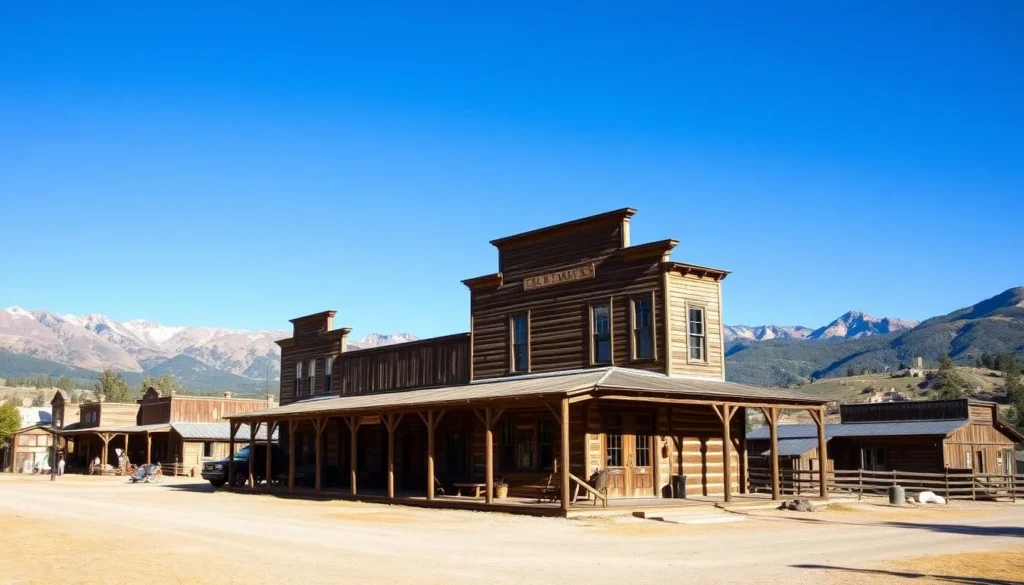 Historic Gold Rush era building in nearby Sierra Valley