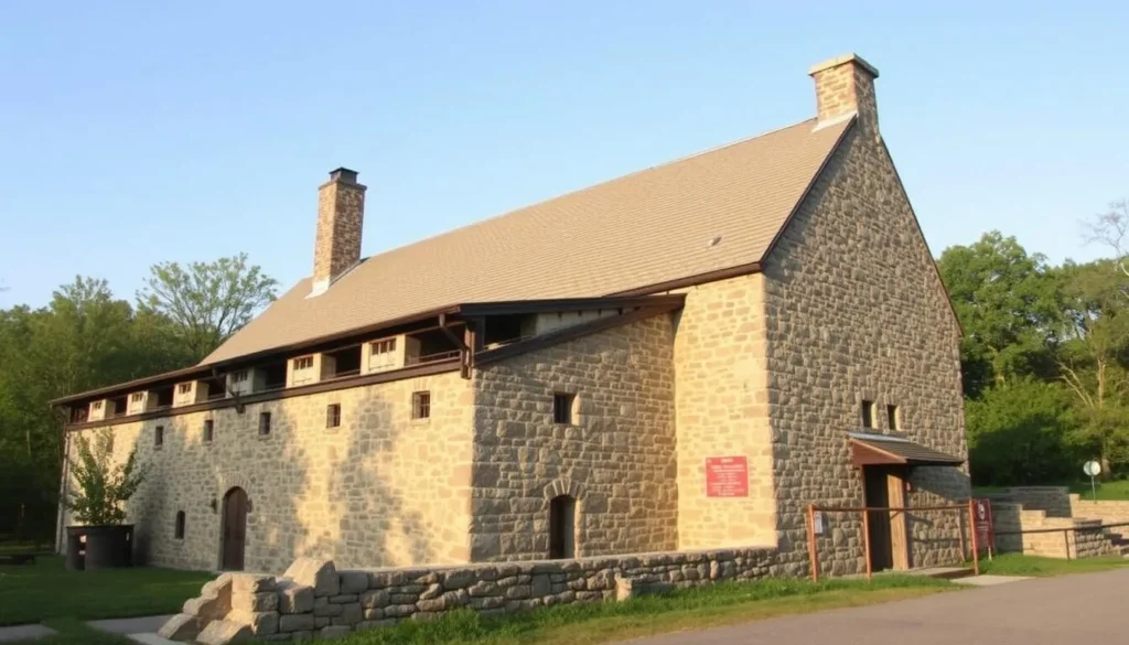 Historic Lock Ridge Furnace Museum in the Lehigh Valley area