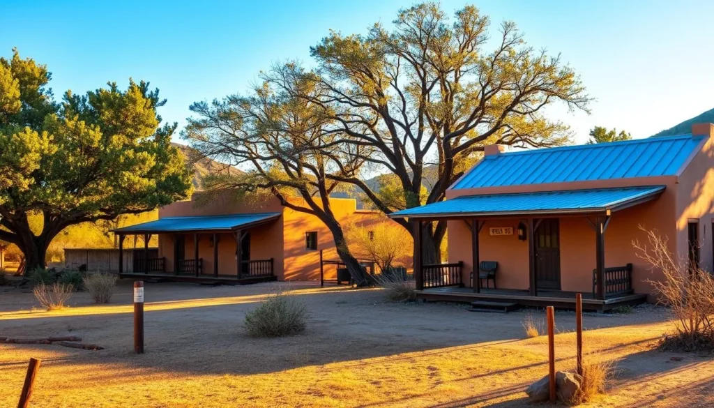 Historic adobe buildings at Kentucky Camp in the Santa Rita Mountains Historic adobe buildings at Kentucky Camp in the Santa Rita Mountains