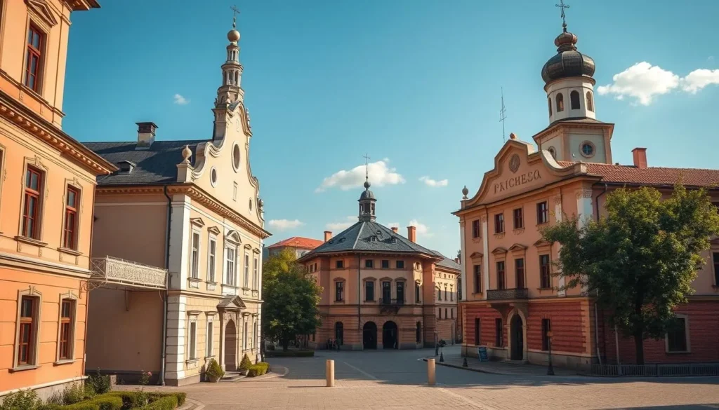 Historic architecture in Lipetsk, a nearby destination to Tambov Oblast