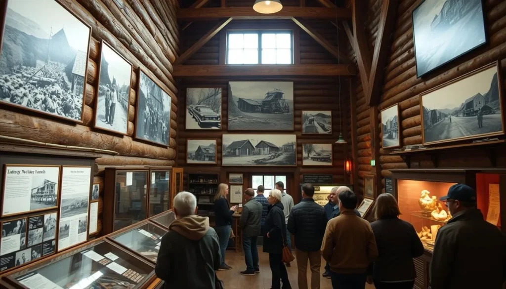 Historic mining artifacts display at a local museum near Anthracite Range Historic mining artifacts display at a local museum near Anthracite Range