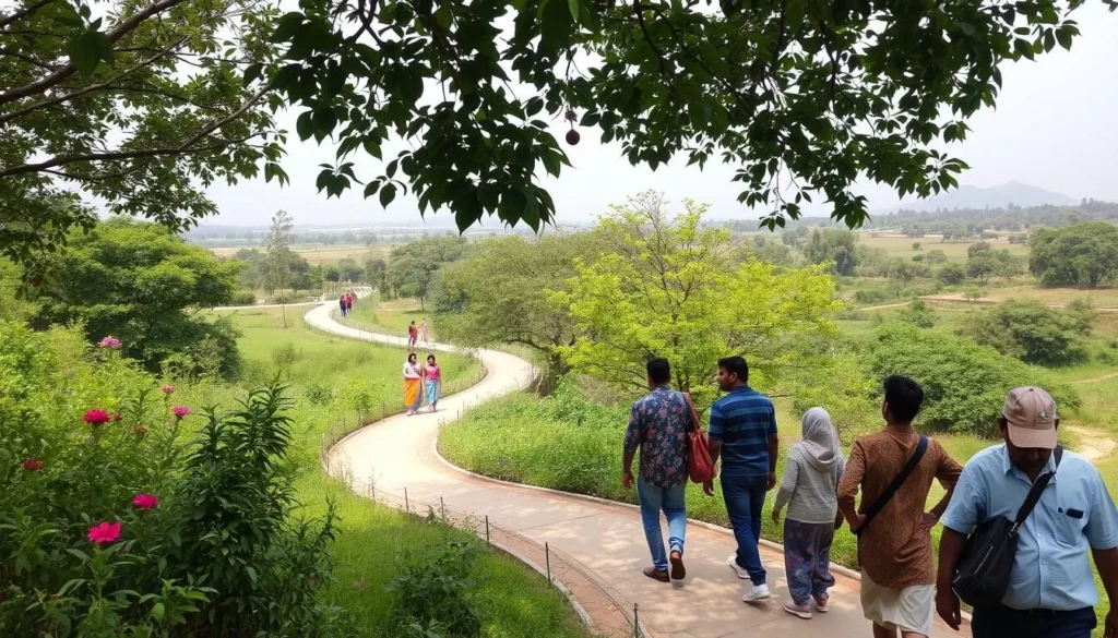 Indroda Nature Park with its lush greenery and walking paths Indroda Nature Park with its lush greenery and walking paths
