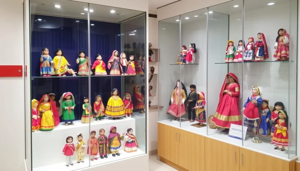 International Dolls Museum in Chandigarh displaying dolls from around the world