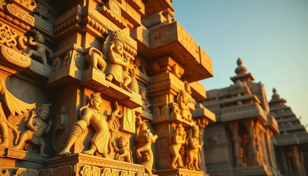 Intricate carvings at Khajuraho Temples - one of the best things to do in Madhya Pradesh India