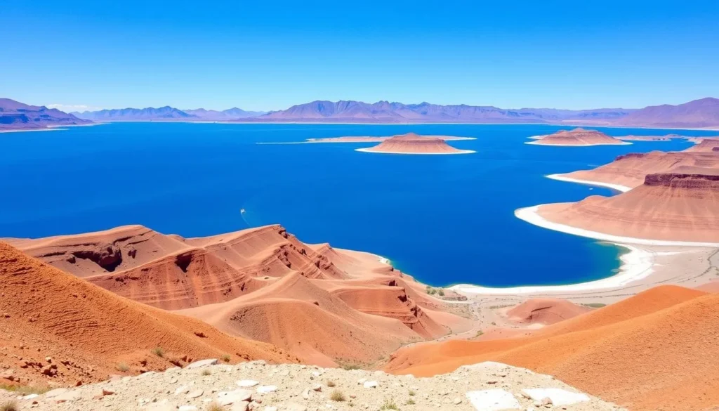 Lake Mead National Recreation Area near Valley of Fire State Park