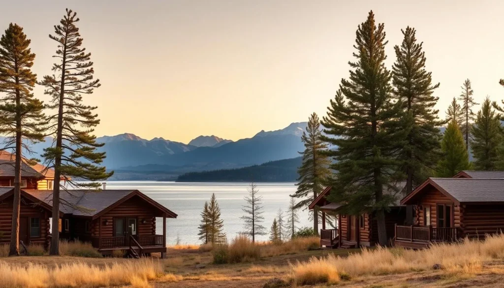 Lakeside cabins near Lake Granby with mountain views Lakeside cabins near Lake Granby with mountain views