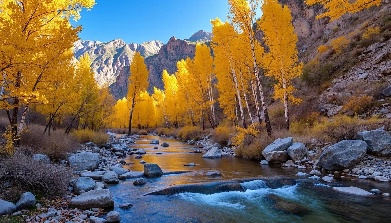 Lamoille-Canyon-in-autumn-with-colorful-fall-foliage Lamoille Canyon in autumn with colorful fall foliage