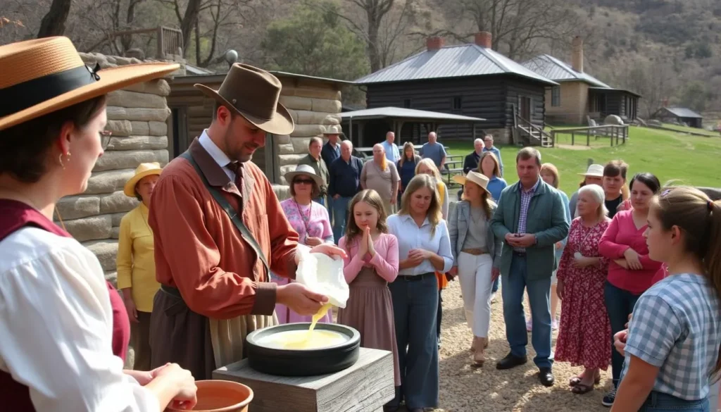 Living history demonstration at Pipe Spring National Monument