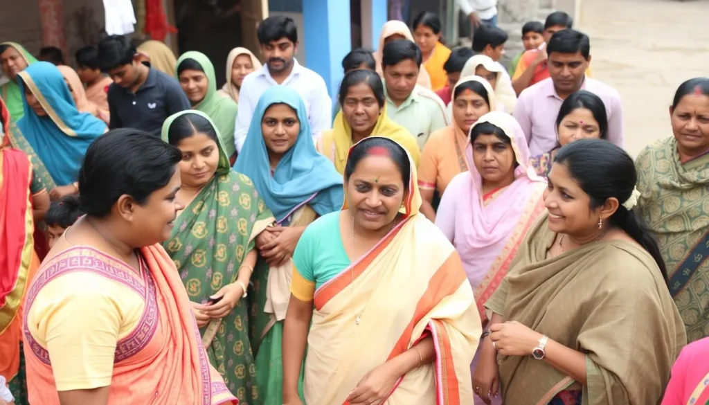 Local Manipuri people in traditional attire Local Manipuri people in traditional attire