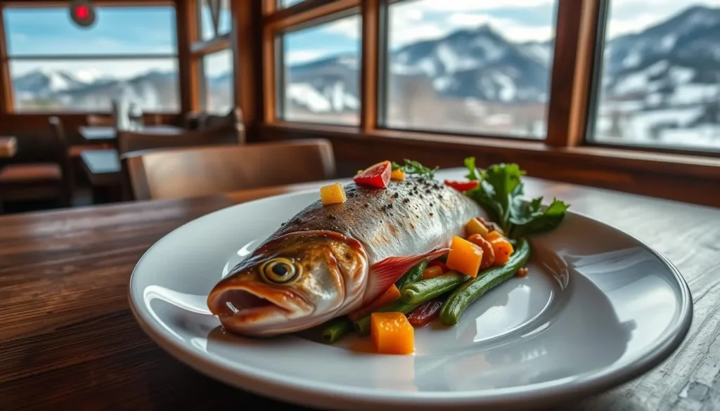 Local Sierra Nevada cuisine featuring fresh trout Sierra Nevada California best things to do include sampling mountain food Local Sierra Nevada cuisine featuring fresh trout Sierra Nevada California best things to do include sampling mountain food