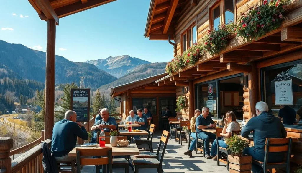 Local restaurant in Crested Butte with mountain views and outdoor seating Local restaurant in Crested Butte with mountain views and outdoor seating