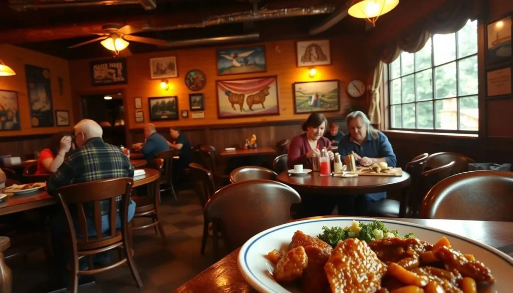 Local restaurant near Wills Mountain serving traditional Appalachian cuisine