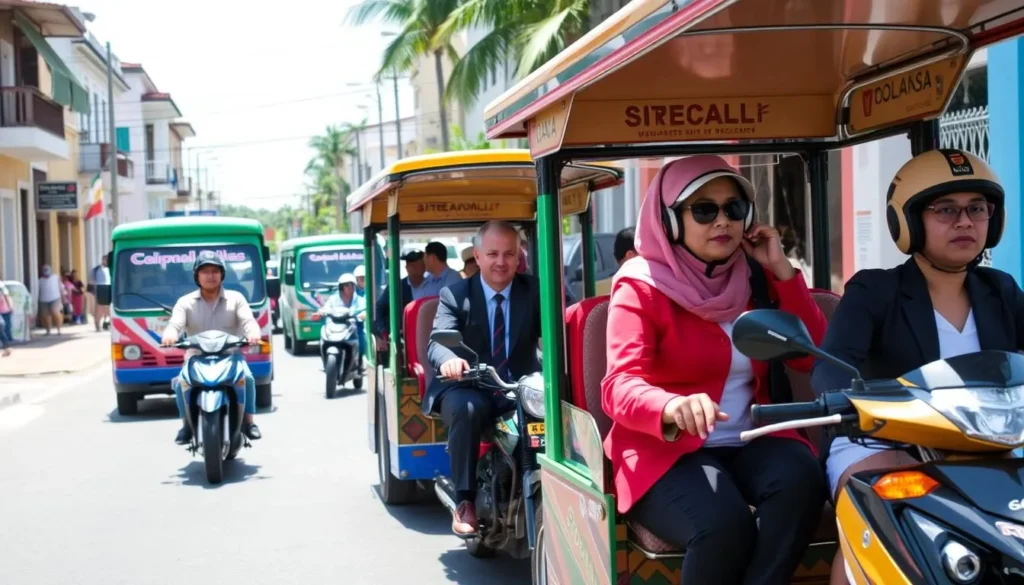 Local transportation options in Sosua with motoconchos and guaguas