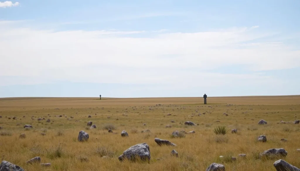 Memorial and landscape at Sand Creek Massacre National Historic Site