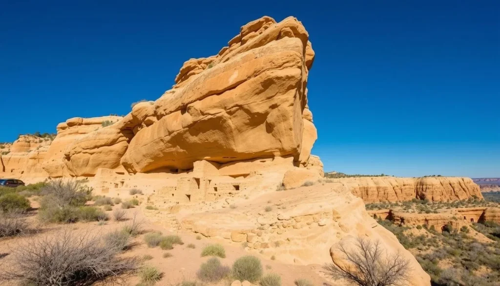 Mesa Verde National Park cliff dwellings near Hovenweep