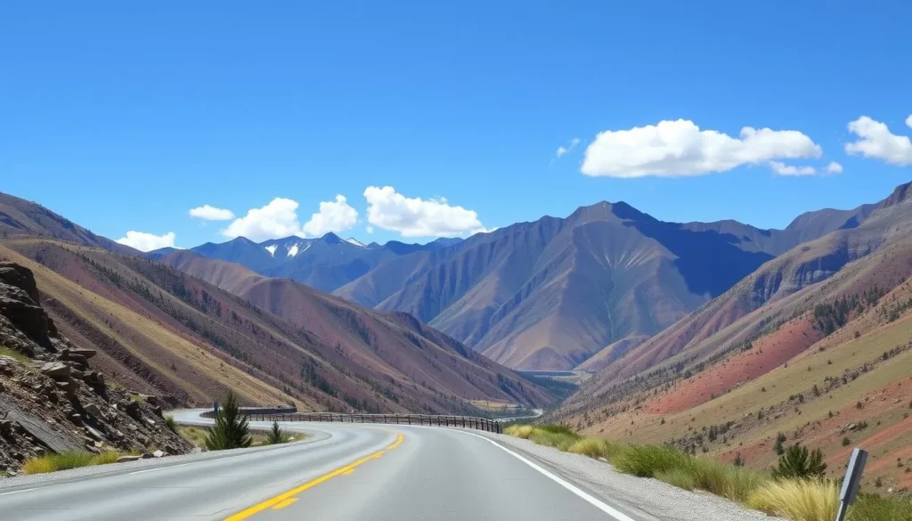 Million Dollar Highway scenic mountain road near Ouray