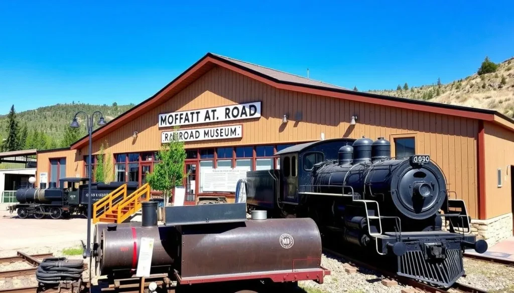 Moffat Road Railroad Museum in Granby with historic train displays Moffat Road Railroad Museum in Granby with historic train displays