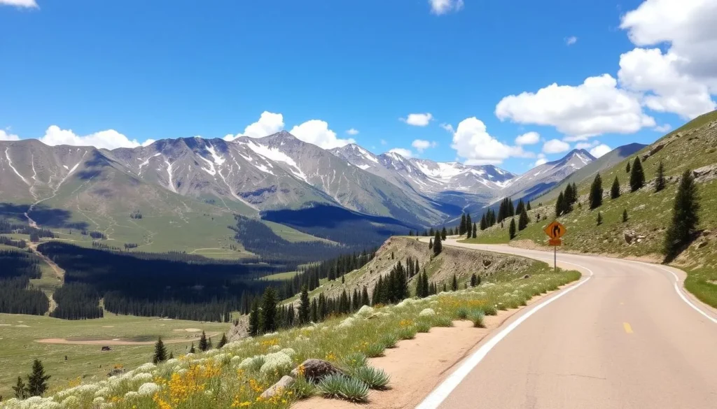 Mount Evans Scenic Byway with alpine views near Guanella Pass Mount Evans Scenic Byway with alpine views near Guanella Pass