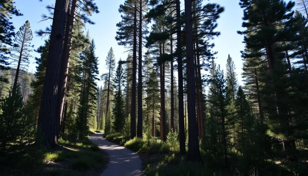 Mountain forest trails near Cloudcroft in Lincoln National Forest