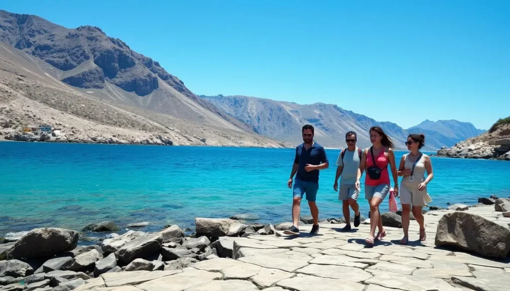 Nagayev Bay with its scenic coastline and clear waters