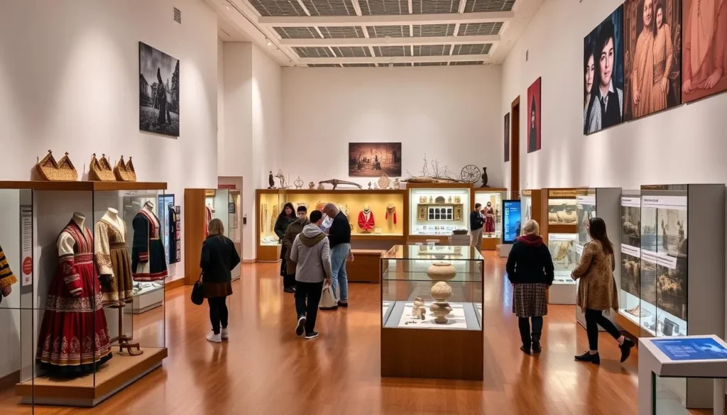National Museum of the Republic of Bashkortostan in Ufa showing cultural exhibits and traditional Bashkir artifacts National Museum of the Republic of Bashkortostan in Ufa showing cultural exhibits and traditional Bashkir artifacts