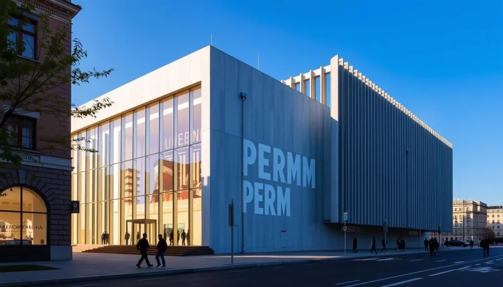 PERMM Museum of Contemporary Art exterior with modern architecture