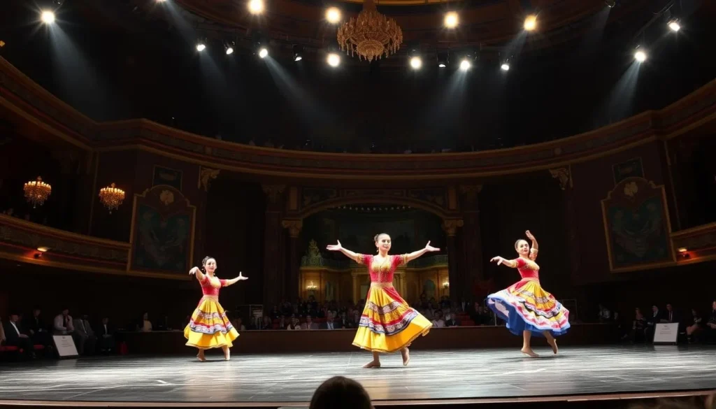 Performance at the Buryat State Academic Opera and Ballet Theatre with traditional costumes Performance at the Buryat State Academic Opera and Ballet Theatre with traditional costumes