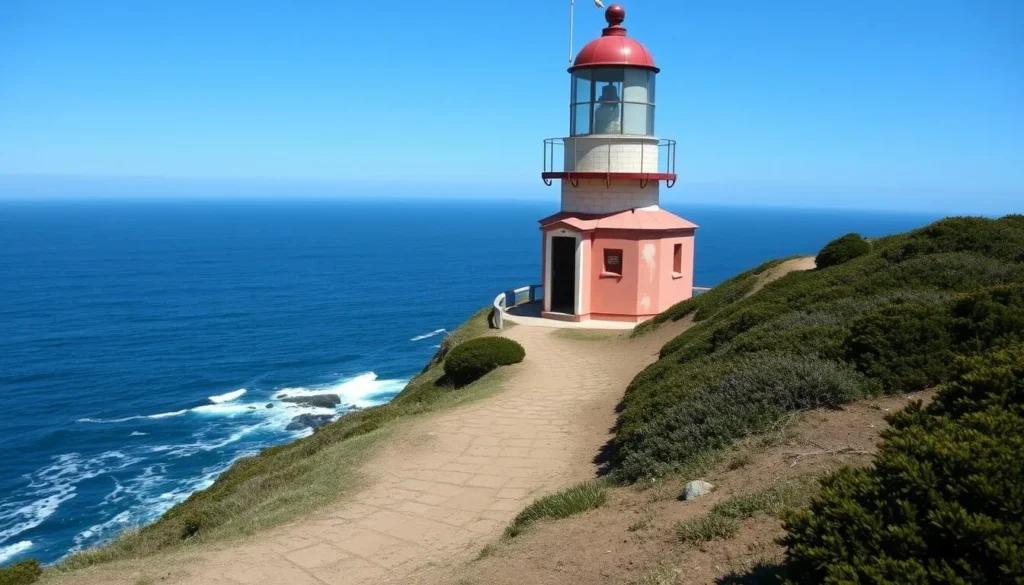 Point Reyes Lighthouse with coastal views on a clear day