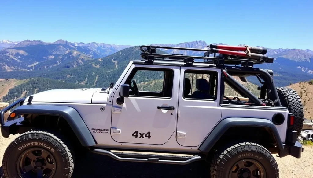 Prepared 4x4 vehicle for Black Bear Pass Road Colorado adventure Prepared 4x4 vehicle for Black Bear Pass Road Colorado adventure