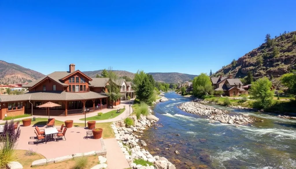 Riverside accommodation in Durango with Animas River views