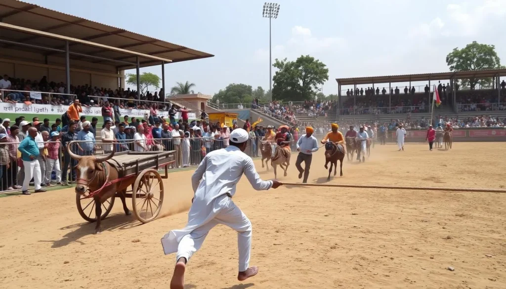 Rural Olympics at Kila Raipur featuring traditional Punjabi sports and competitions