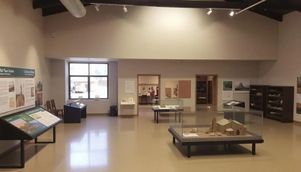 Salinas Pueblo Missions visitor center museum displays Salinas Pueblo Missions visitor center museum displays
