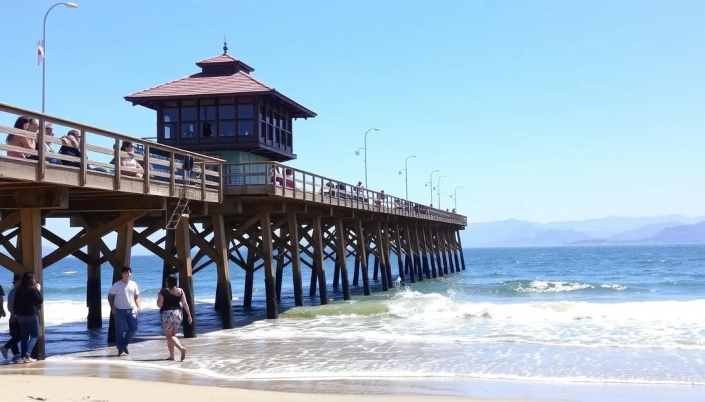 San Clemente Pier near San Onofre State Beach California San Clemente Pier near San Onofre State Beach California