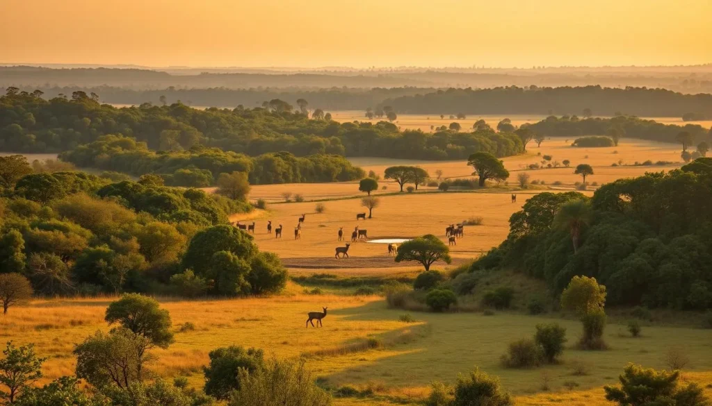 Scenic landscape of Kanha National Park - natural best things to do in Madhya Pradesh India