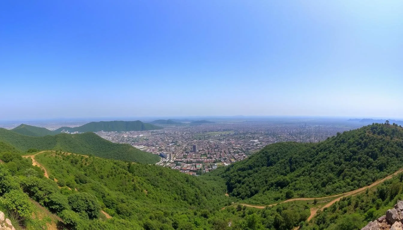 Scenic-landscape-view-of-Ranchi-city-with-hills-in-the-background-and-Ranchi-Jharkhand-best Scenic landscape view of Ranchi city with hills in the background and Ranchi Jharkhand best things to do