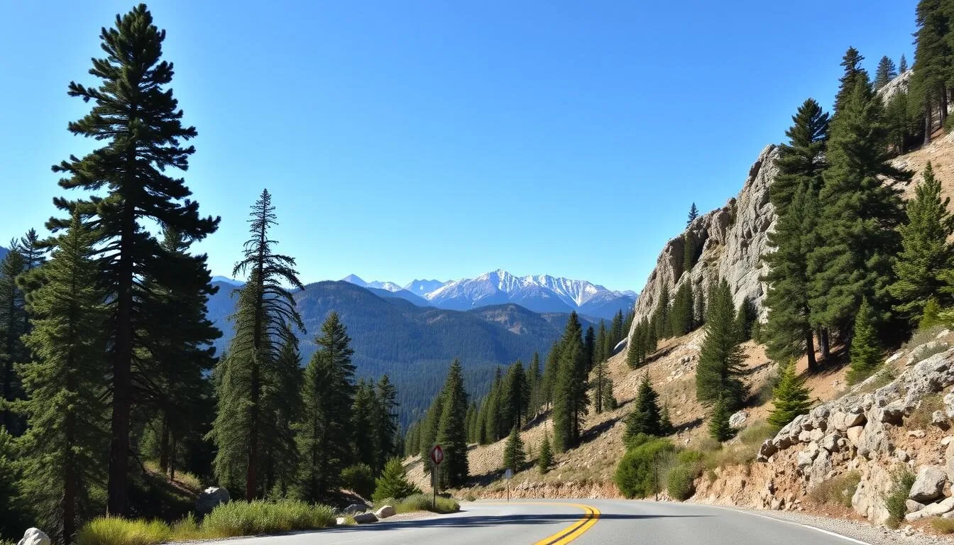 Scenic-mountain-road-winding-through-Sierra-Nevada-California-best-things-to-do-include-driving Scenic mountain road winding through Sierra Nevada California best things to do include driving through stunning mountain passes